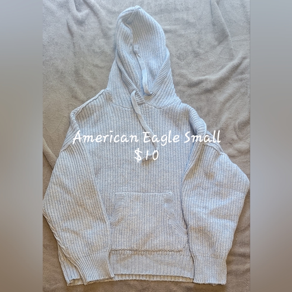 Blue American Eagle sweater XS